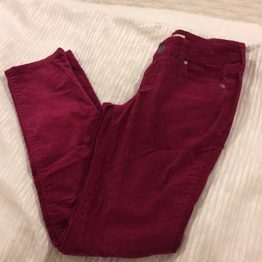 lei low rise skinny cords